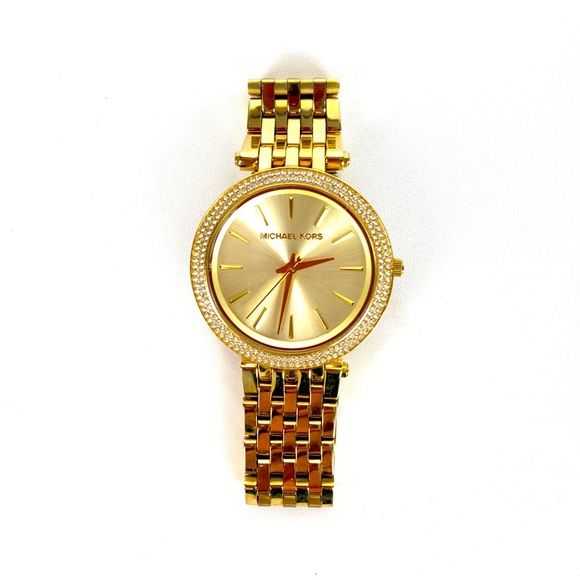 Michael Kors Accessories - Michael Kors MK3191 Gold & Diamond Watch Small***